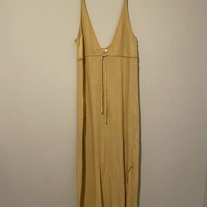 Free People Beach Beige Midi Dress